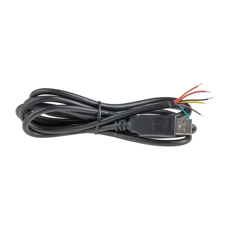 FTDI Chip TTL to USB Serial Converter Cable, 3.3V, 1.8m, 6 Core, TTL-232R-3V3-WE