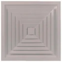 RS PRO White Aluminium Vent Grille, Square Face, 445 x 445 mm, 36.2 mm Flange Width 432-845