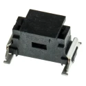 ERNI MiniBridge Series Straight Surface PCB Header, 4 Contacts, 1.27 mm Pitch, 8A, 300V, Shrouded, 214017 / 214017-E