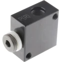 Burkert Solenoid Valve 1-Way Manifold, Anodised Aluminium, For Use With 6014 Solenoid Valve, 005020