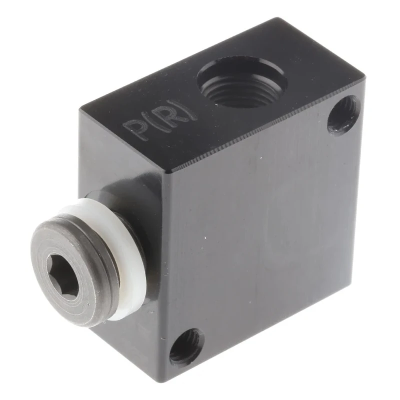 Burkert Solenoid Valve 1-Way Manifold, Anodised Aluminium, For Use With 6014 Solenoid Valve, 005020