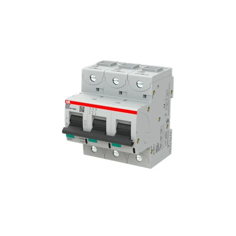 ABB High Performance S800N Miniature Circuit Breaker 3-Pole 100A Type B 690V AC 375V DC 36kA 2CCG001221R0001