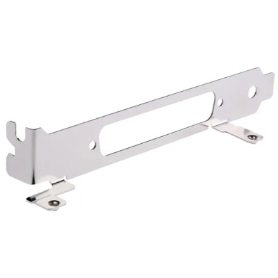 Vero Technologies D-Sub 37-Pin PCB Card Bracket with Fixing Ears, Solder Side, 0.80 mm Steel, 90.8 mm Mounting 427-59703