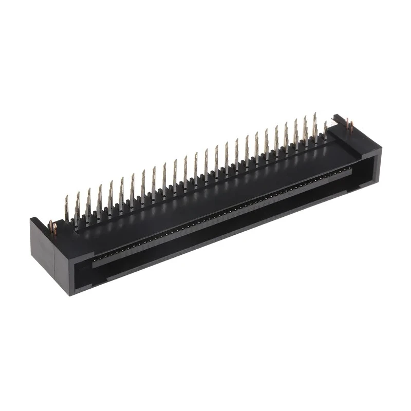 JAE Right Angle Through Hole PCB Header, 100 Contacts, 1.27mm Pitch, 2 Row, Shrouded, 1A, 500V TX25