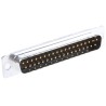 ITT Cannon ORIGINAL D 37 Way Straight Panel Mount D-Sub Connector, 5A, Male, Steel Housing, Solder Termination, 121073-2293 D