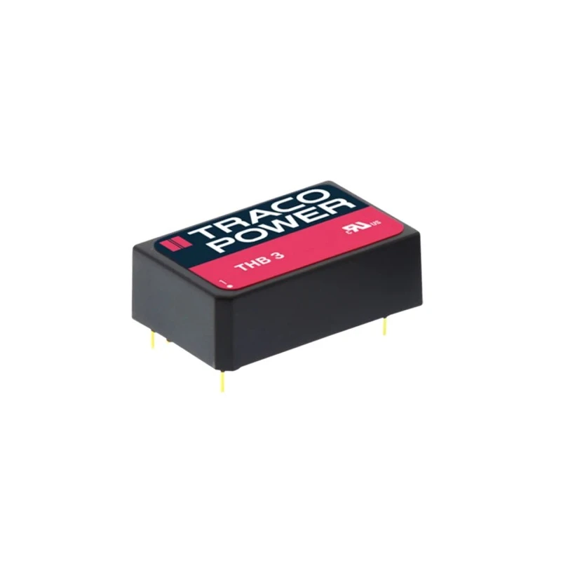 TRACOPOWER THB 3 DC/DC Converter, 24V DC Output, 9–18V Input, 125mA, 3W, Through Hole, -40°C to 85°C THB 3-1215