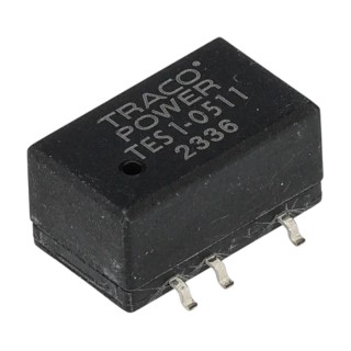 TRACOPOWER DC/DC Converter TES 1-0511, 5V DC Output, 200 mA, Surface Mount, 4.5–5.5V DC Input, 1 W, 78% Efficiency