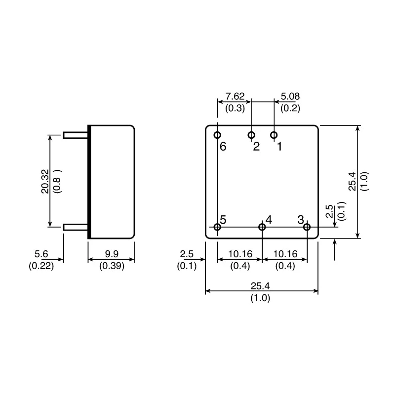 TRACOPOWER DC-DC Converter 15V 1A 18V/9V Input 15W Through Hole -40°C to 85°C THN 15-1213