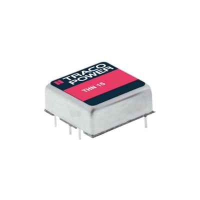 TRACOPOWER THN 15-2412 DC/DC Converter 12V DC Output, 1.3A, 18–36V DC Input, 15W, Through Hole, 87% Efficiency, 85°C Max