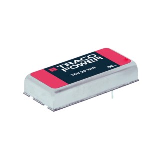 TRACOPOWER DC/DC Converter, 15V DC, 1.33A Output, 18–75V DC Input, 20W, PCB Mount, Metal Case, TEN 20-4813WIN