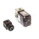 Burkert Solenoid Valve 24V DC, 2 Port, NC, Polypropylene, 1/4 in G, 6.35 mm, 3 Bar, Series 0124 061321