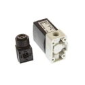 Burkert Solenoid Valve 24V DC, 2 Port, NC, Polypropylene, 1/4 in G, 6.35 mm, 3 Bar, Series 0124 061321