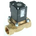 Burkert Solenoid Valve, 2 Port, Normally Closed, 24V AC/DC, 16 Bar Brass, 1 Inch, Flow Kv 10m³/h, Model 078662