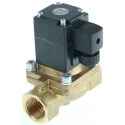 Burkert Solenoid Valve, 2 Port, Normally Closed, 24V AC/DC, 16 Bar Brass, 1 Inch, Flow Kv 10m³/h, Model 078662