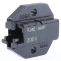 Tempo Crimp Die Set, 1300 8000 Series, Coaxial Type, Insulated, Black, For RJ45 Connectors 443-968