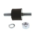 FIBET Anti-Vibration Mount Male to Male Bobbin, M8 x 20 mm, 25 mm OD, 20 mm Height, 22.4 daN Compression 2520VV20-35