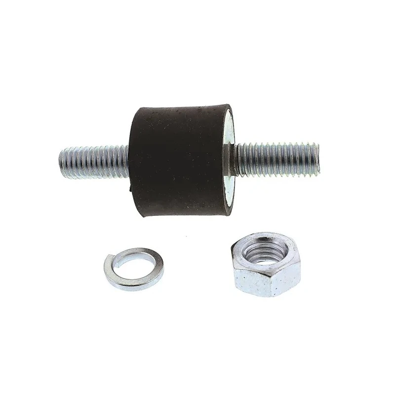FIBET Anti-Vibration Mount Male to Male Bobbin, M8 x 20 mm, 25 mm OD, 20 mm Height, 22.4 daN Compression 2520VV20-35