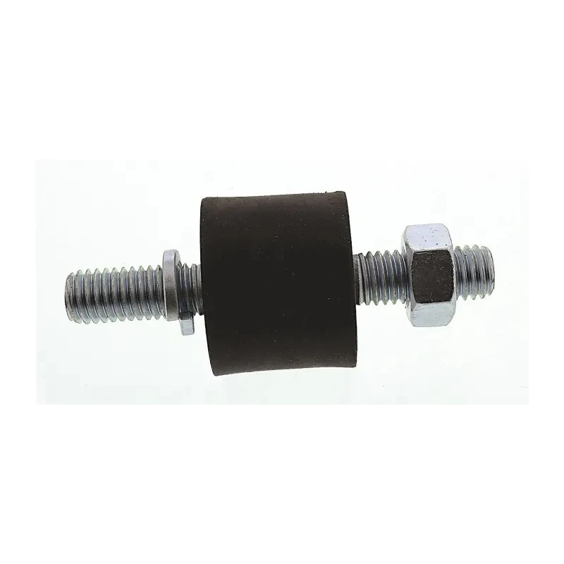 FIBET Anti-Vibration Mount Male to Male Bobbin, M8 x 20 mm, 25 mm OD, 20 mm Height, 22.4 daN Compression 2520VV20-35