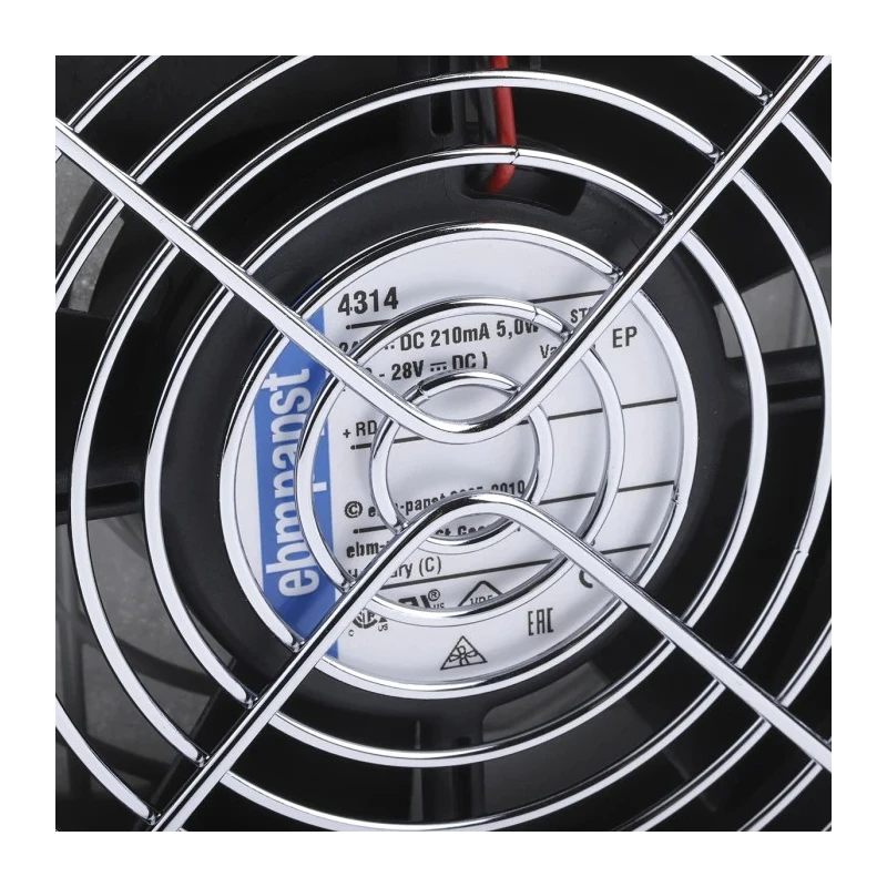 Pfannenberg Filter Fan , 24V DC, 5W, 178.5 m³/h Unimpeded, 61 m³/h Filtered, IP54, 145x145mm