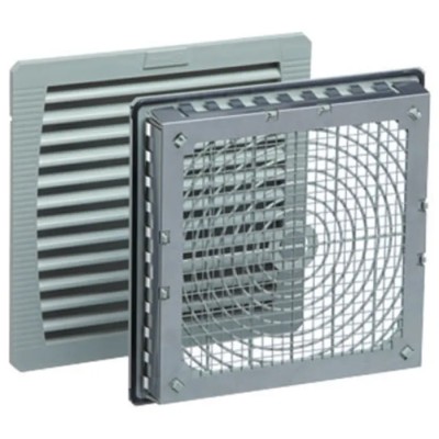 Pfannenberg PF 43.000 Series Filter Fan , 115V AC, , 256 m³/h Filtered, 380.8 m³/h Unimpeded, 252 mm x 252 mm, Ball IP54