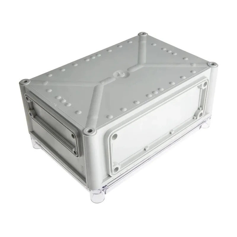 Fibox Flanged EK Series Polycarbonate Enclosure, Transparent Lid, , IP67, IK08, 130 mm Height, 280 mm Length, 190 mm IP66