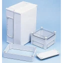 Fibox Flanged Polycarbonate Electrical Enclosure, Grey Lid, IP66/IP67, IK08, 180mm Height, 560mm EKUH 180 G ENCLOSURE