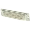 Amphenol Communications Solutions 50 Way Straight Through Hole D-Sub Connector Female, 2.76 mm Pitch, Steel DD50S364TLF