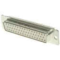 Amphenol Communications Solutions 50 Way Straight Through Hole D-Sub Connector Female, 2.76 mm Pitch, Steel DD50S364TLF
