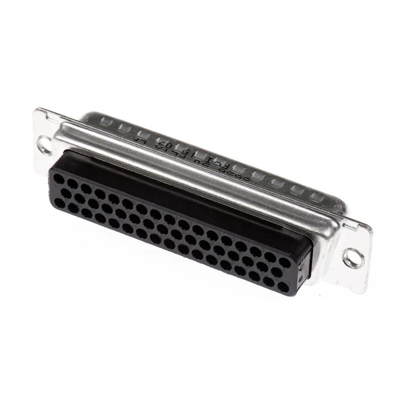 Amphenol Communications Solutions 50 Way Straight D-Sub Connector Male 2.76 mm Pitch Cable 1.0kV Crimp Steel 865650PLTXLF