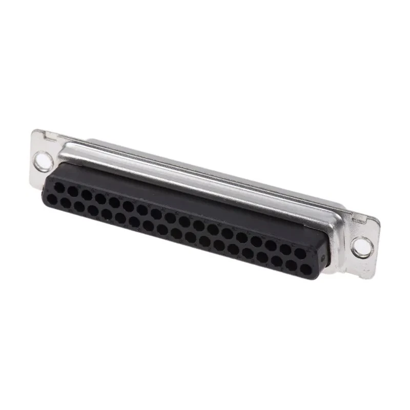 Amphenol Communications Solutions D-Sub Connector, 37-Way, Female, Cable Mount, Straight, 2.76 mm Pitch, Steel 865637SLTLF