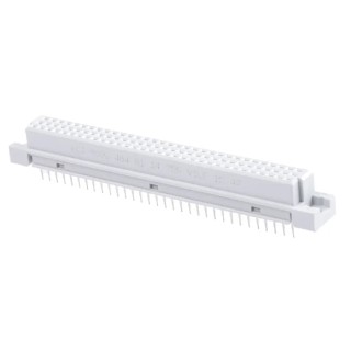 Amphenol Communications Solutions DIN 41612 Connector, 64 Contacts, 2.54 mm Pitch, Through Hole, Female 86094648114755V1LF