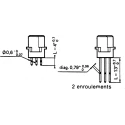 Amphenol Communications Solutions DIN 41612 Connector, 64 Contacts, 2.54 mm Pitch, Through Hole, Female 86094648114755V1LF