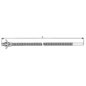 HellermannTyton Cable Tie Non-Releasable Black Polyamide 66 165 mm x 4.6 mm UL 94 V-2 111-85460 T50SL6-PA66-BK