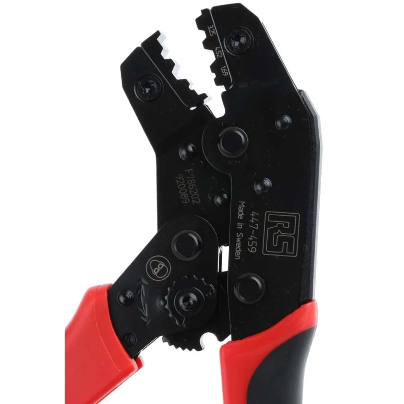 RS PRO Crimp Tool for Coaxial Connector, 195mm, Alloy Swedish Steel, Hex Crimp 447-459