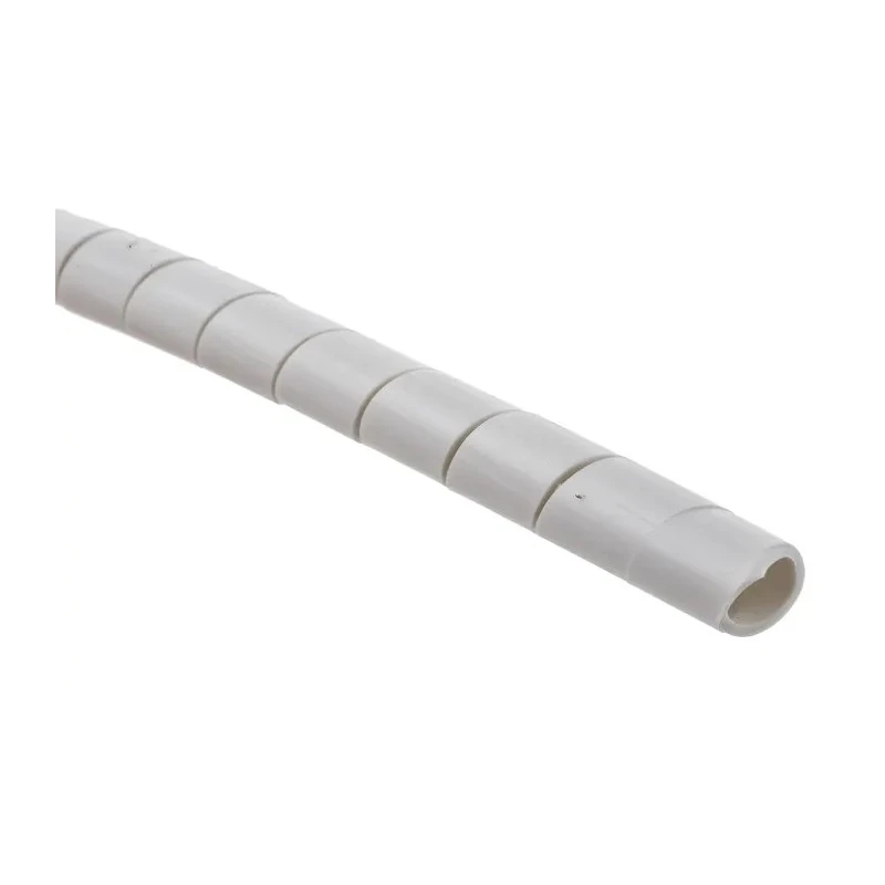 HellermannTyton Spiral Cable Wrap Polyethylene Grey, 100mm Maximum Bundle Diameter, 10mm Maximum Cable 161-41202 SBPE9-PE-GY