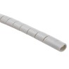 HellermannTyton Spiral Cable Wrap Polyethylene Grey, 100mm Maximum Bundle Diameter, 10mm Maximum Cable 161-41202 SBPE9-PE-GY