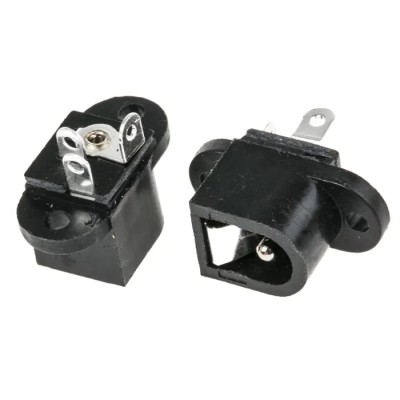 RS PRO Straight DC Socket 1A, 12.0V, PCB Mount, 16.1mm Length, Nickel-Plated Brass Contacts 448-370