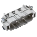 EPIC H-BE Heavy Duty Power Connector 6 Way 35A PG21 Thread Aluminium Alloy IP Rated 10082000+10170000+12954500