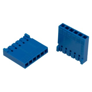 Amphenol Communications Solutions Dubox Female Connector Housing 2.54 mm Pitch 6 Way 1 Row Straight 65240-006LF