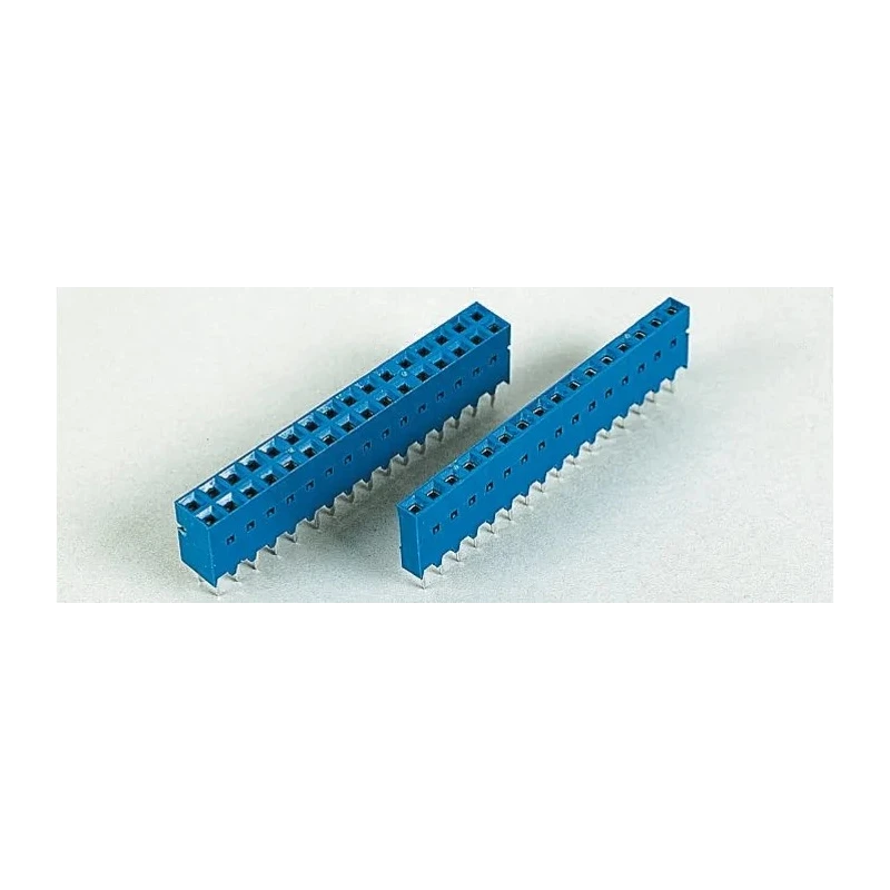 Amphenol Communications Solutions Dubox Series PCB Socket 18-Contact 1 Row 2.54mm Pitch Solder Straight Through 75915-418LF