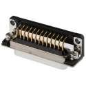 Cinch FD 25 Way Right Angle 2.76 mm Pitch Through Hole D-Sub Connector Female FDBB-25S1AENT2/1, 5A, 200V