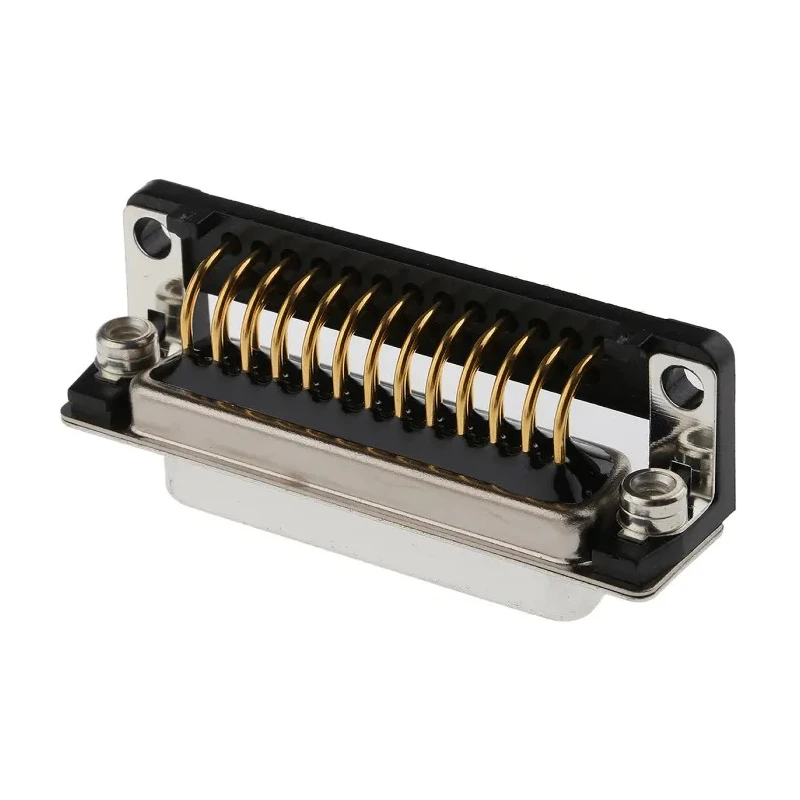 Cinch FD 25 Way Right Angle 2.76 mm Pitch Through Hole D-Sub Connector Female FDBB-25S1AENT2/1, 5A, 200V