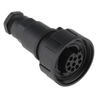 Bulgin Circular Connector 9 Contacts Cable Socket Female IP68 Standard Buccaneer Series PX0728/S