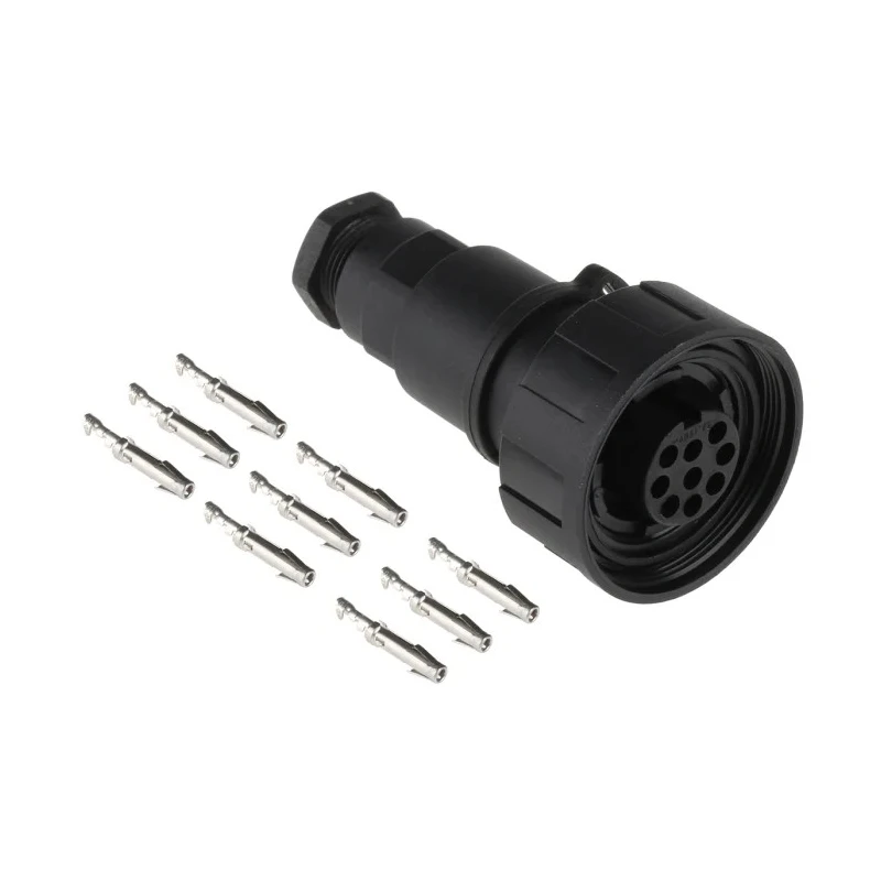 Bulgin Circular Connector 9 Contacts Cable Socket Female IP68 Standard Buccaneer Series PX0728/S