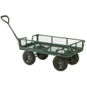 NEUTRAL Mesh Sided Steel Platform Trolley, 250 kg Load, Steel, 1 Platform, 1170x515x1070 mm, Non-Foldable 251-968