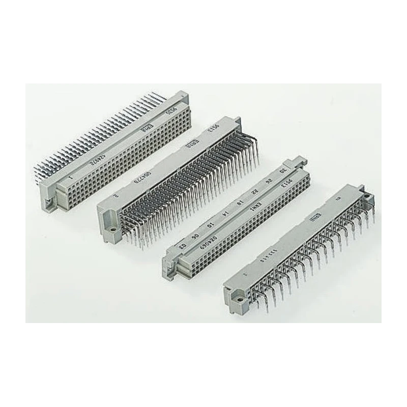 ERNI DIN 41612 Connector, 96 Way, 2.54 mm Pitch, Through Hole, Wire Wrap, Female, Class C2, 3 Row, Straight 244304 / 244304-E