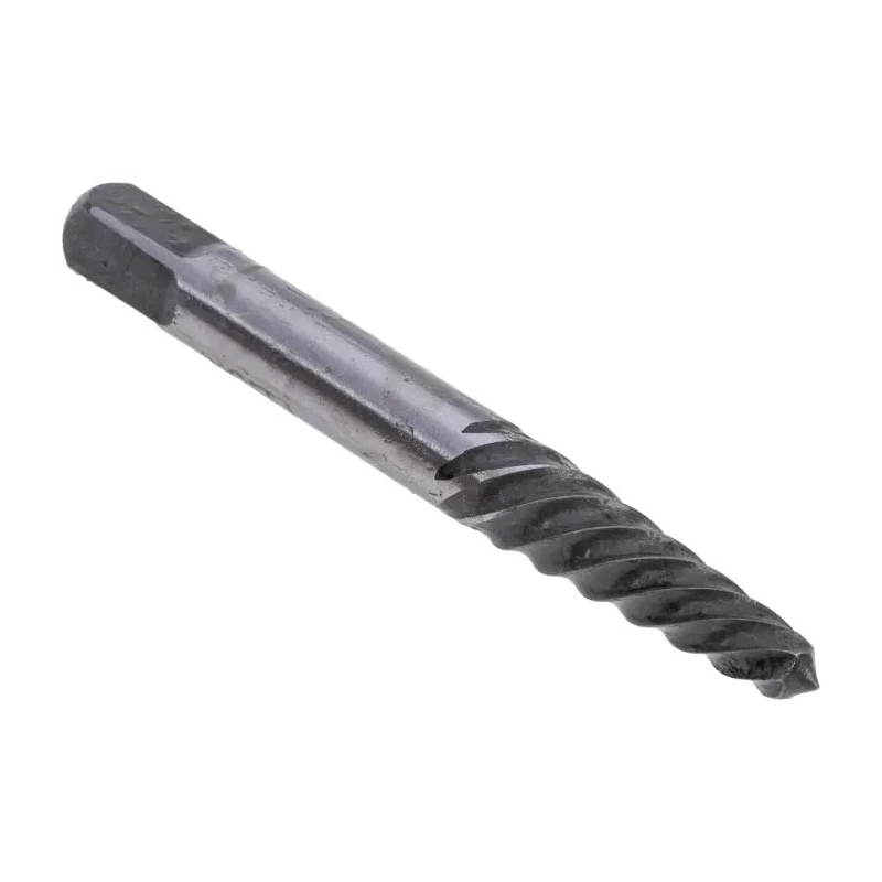 RS PRO 5 Piece Plastic Alloy Steel Screw Extractor Set 446-853, Spiral Fluted, M3–M18, HRC 50–60, Plastic Case