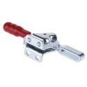 RS PRO Horizontal Handle Toggle Clamp, 96° Jaw Opening, 75kg Holding Force, Zinc Plated Steel, 254-620