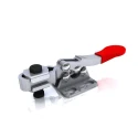 RS PRO Horizontal Handle Toggle Clamp, Zinc Plated Steel, 90° Jaw Opening, 20mm Jaw Depth, 27kg Holding Force, 254-636