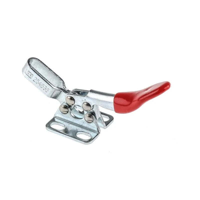 RS PRO Horizontal Handle Toggle Clamp, Zinc Plated Steel, 90° Jaw Opening, 20mm Jaw Depth, 27kg Holding Force, 254-636
